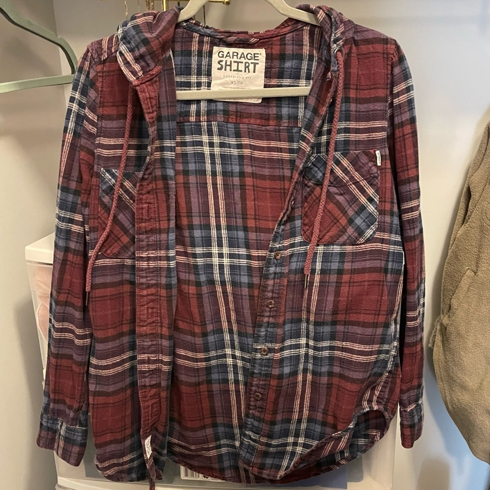 Garage Hooded Flannel | SIZE XS